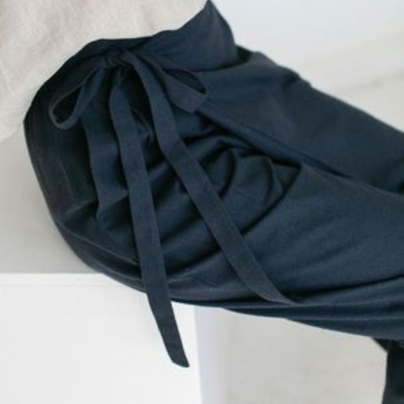 Brand New Beautiful Women's Raw Silk Ainsley Wrap Sarong Pants by 7115 by Szeki - Picture 3 of 16